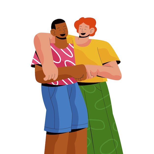 One teammate with an arm around another, offering support